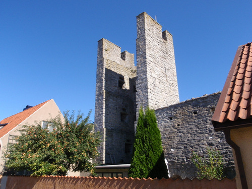 Visby city wall/fortress.